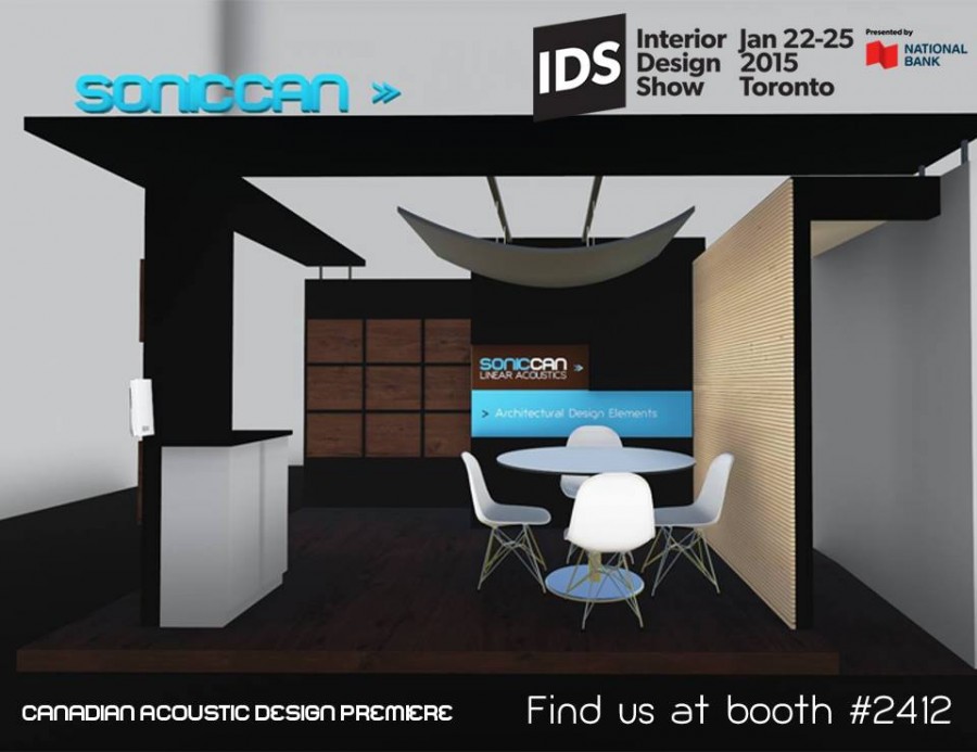 SONICCAN booth IDS 2015 ADVERTISING